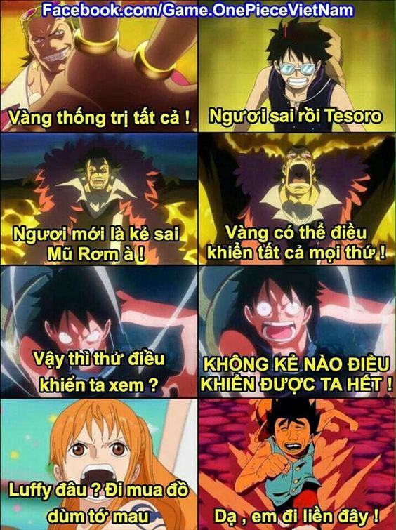 Thao tác ảnh One Piece Luffy