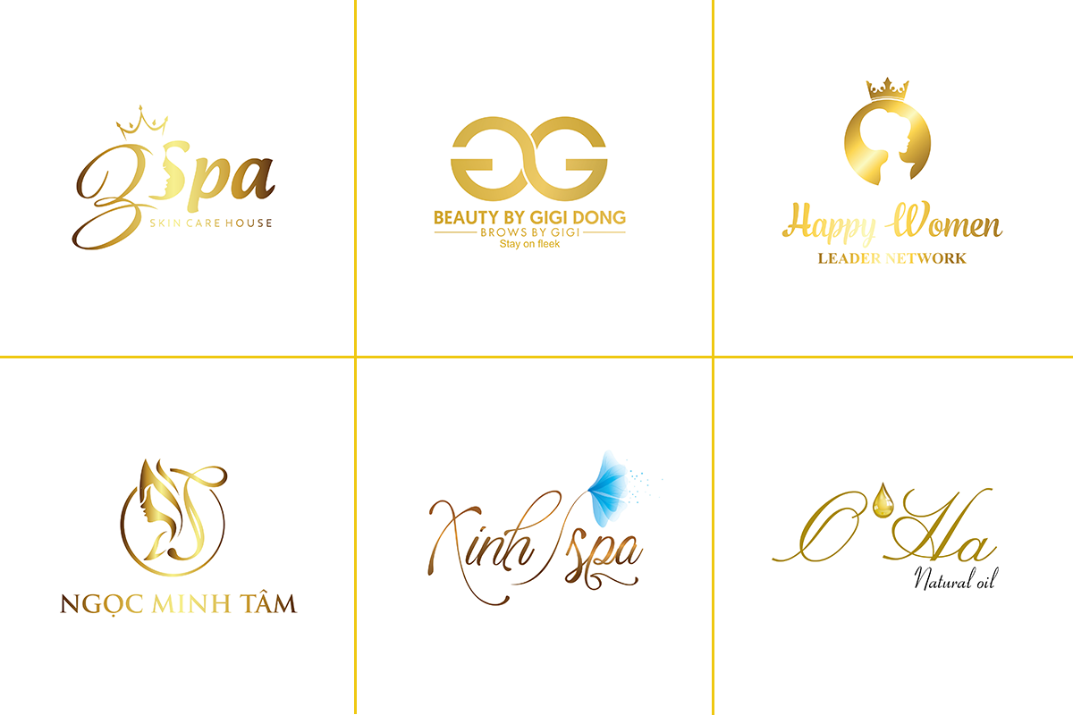 Logo làm đẹp, spa tổng hợp