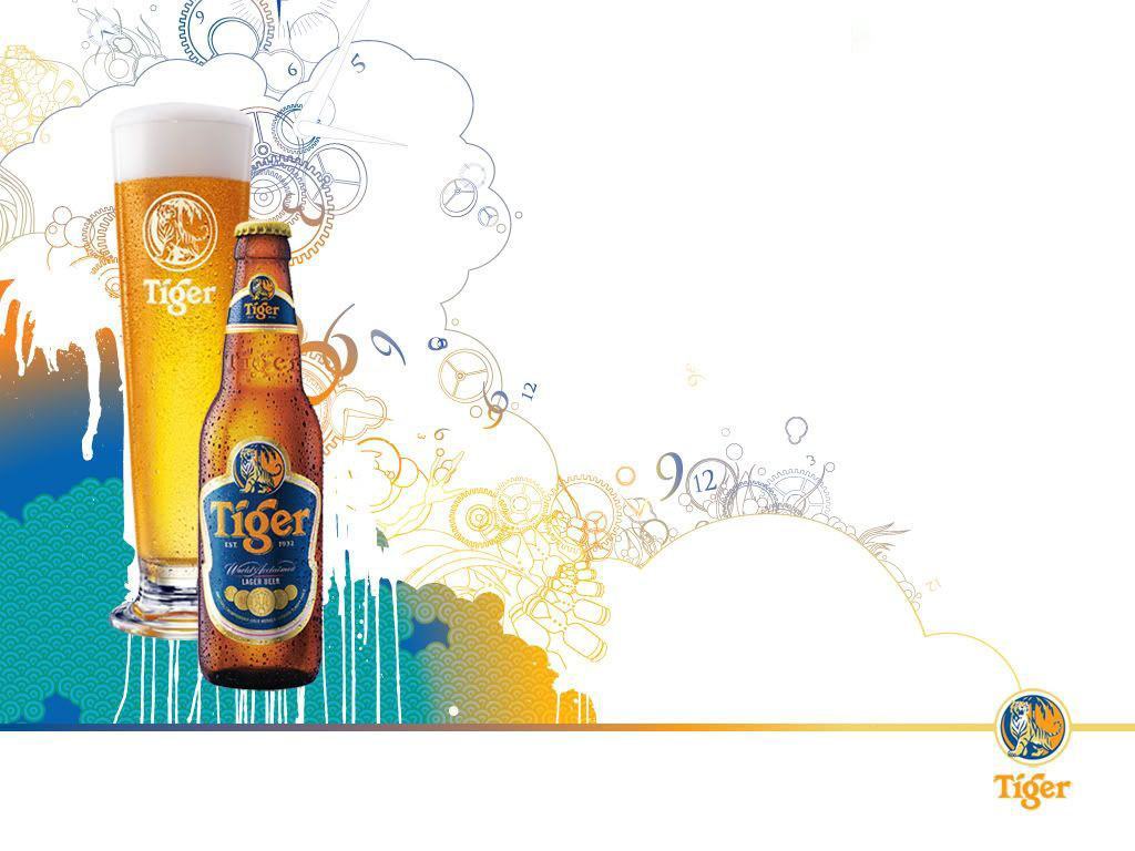 Hình ảnh banner quảng cáo bia Tiger