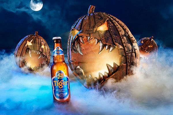 Hình ảnh quảng cáo bia Tiger Halloween