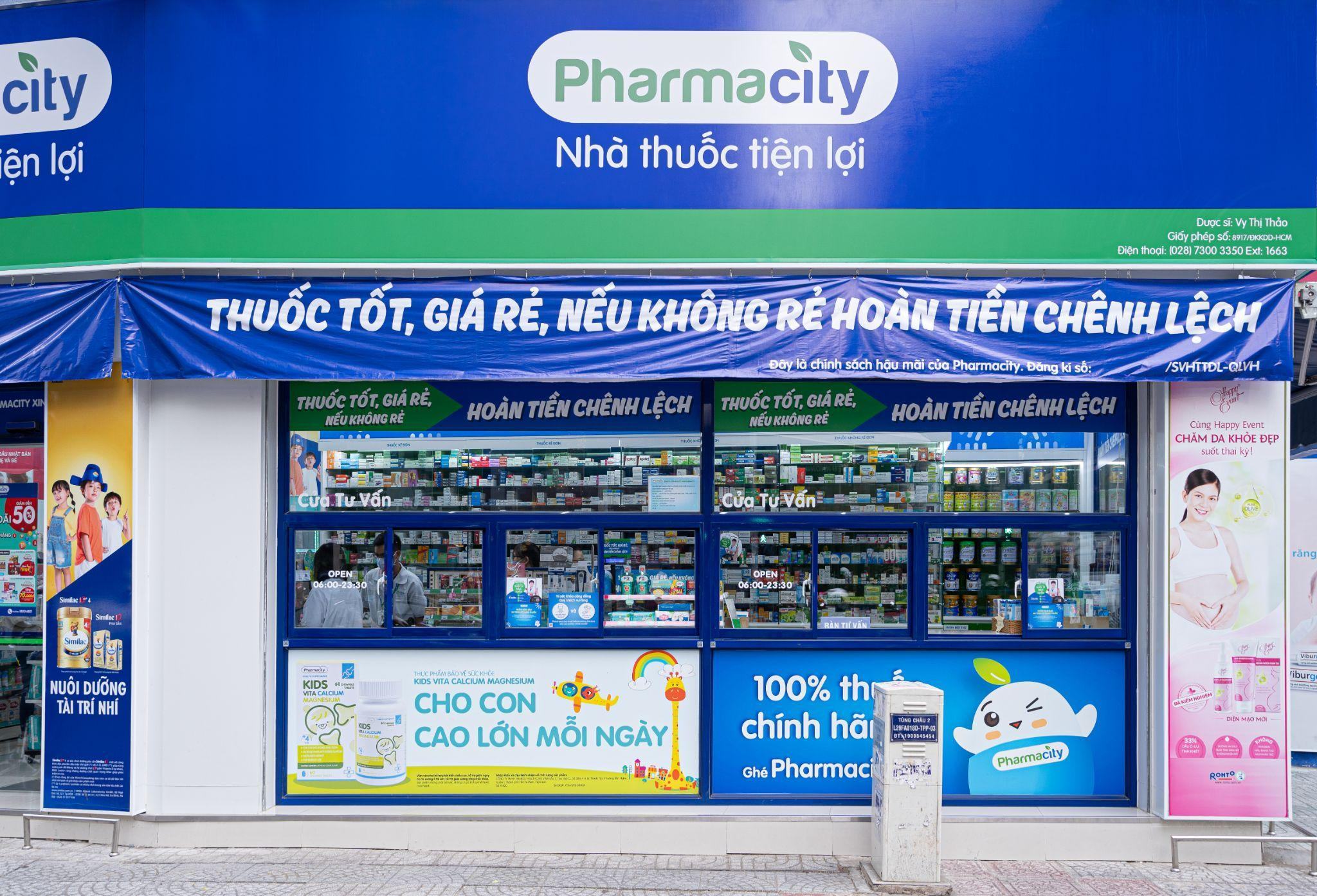 Mẫu biển hiệu nhà thuốc Pharmacity
