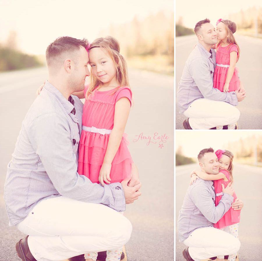 Hình ảnh cha và con gái rất hấp dẫn