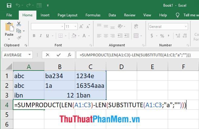 Nhập công thức