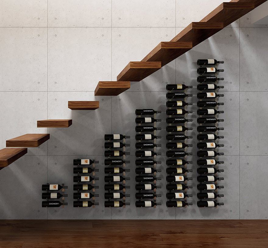 Tủ rượu đơn giản gầm cầu thang