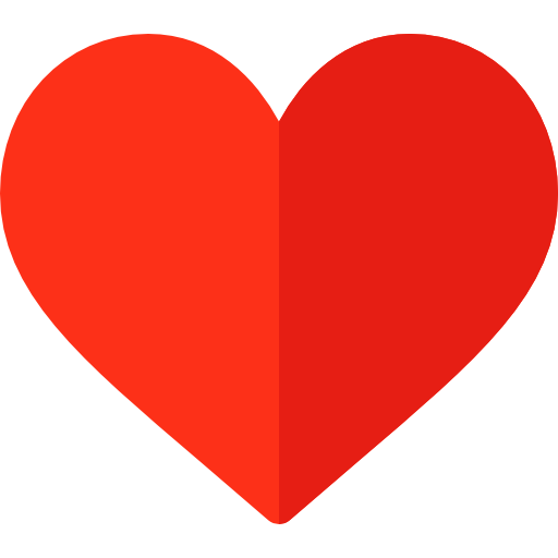 Hình ảnh biểu tượng trái tim màu đỏ