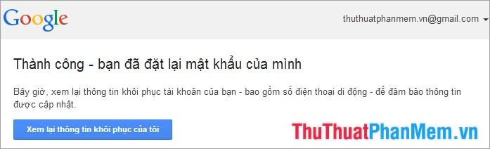 Tin nhắn thành công