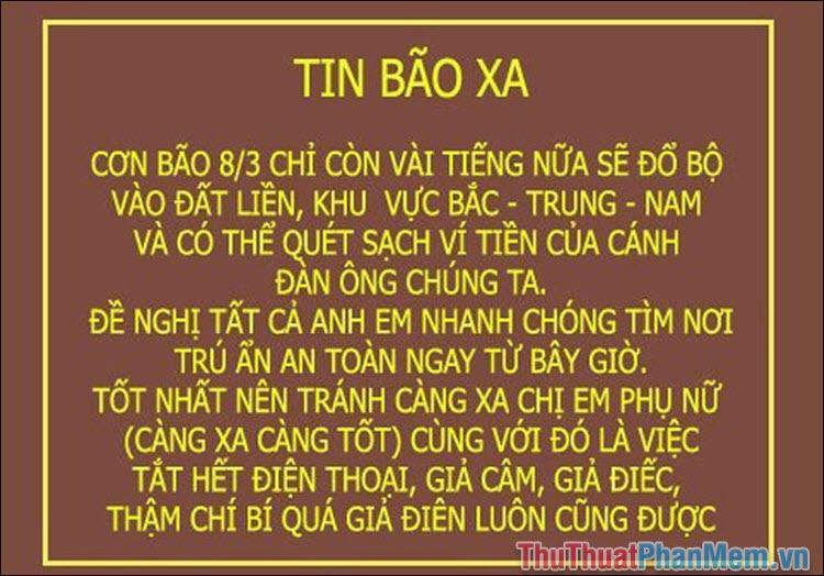 Bão xa 8-3 – Nguyễn Hữu Trọng