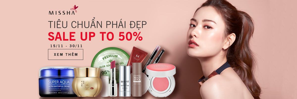 Banner quảng cáo mỹ phẩm