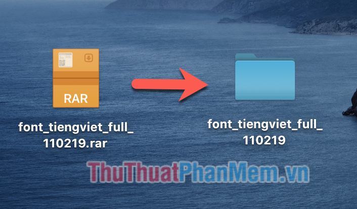 Bạn chỉ cần mở file zip là thư mục bên trong sẽ hiện ra ngay