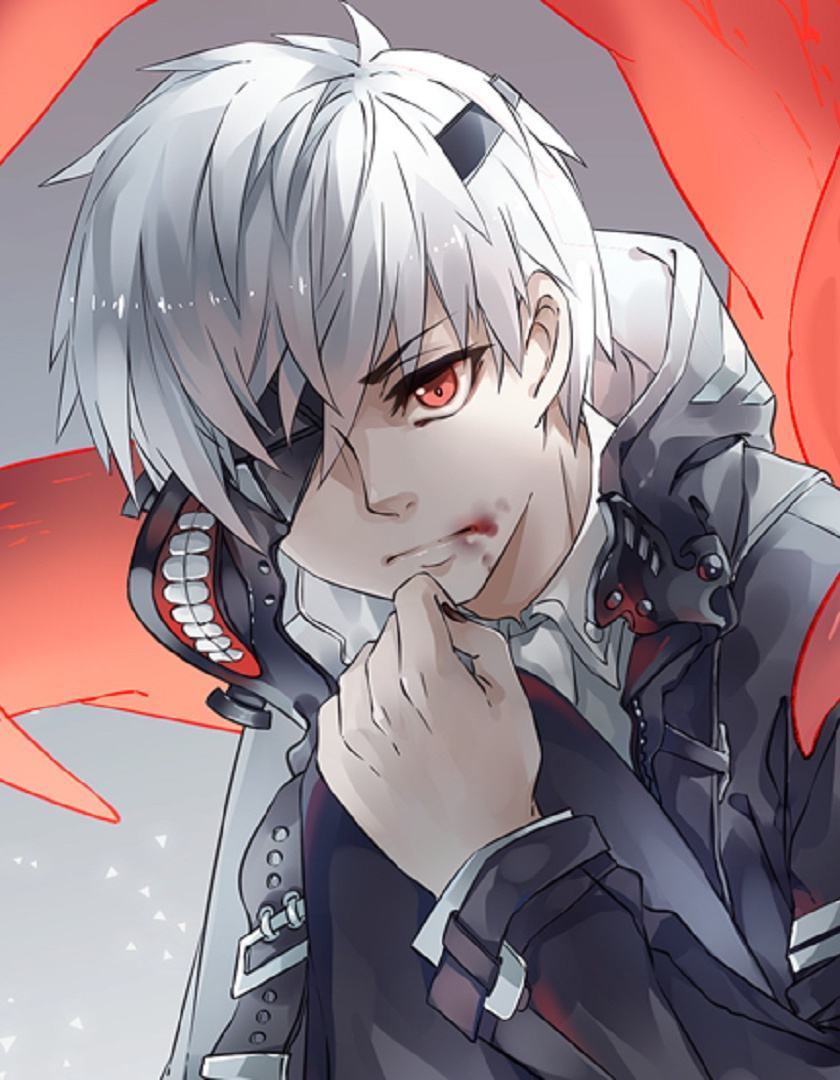 Hình ảnh Kaneki Ken dưới chiếc mặt nạ