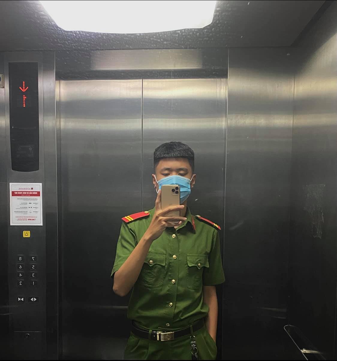 Hình ảnh đẹp trai của chàng cảnh sát điển trai Việt Nam