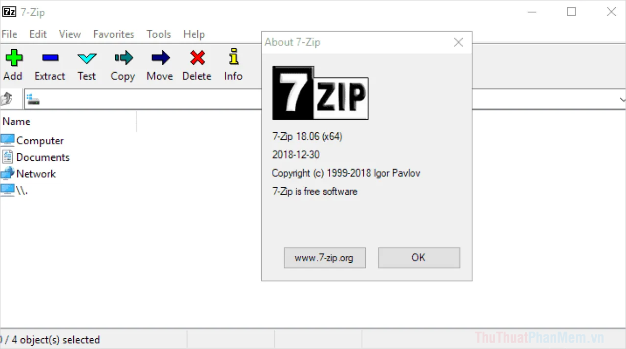 7-Zip xách tay