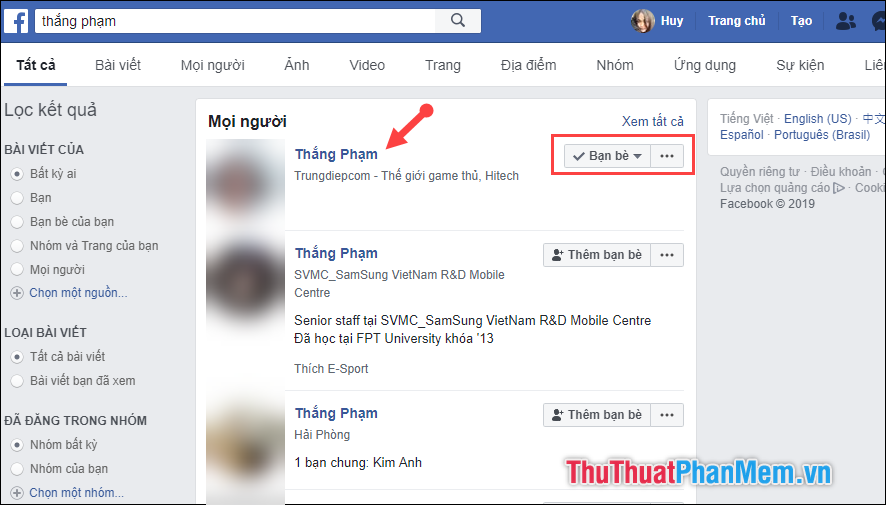 Truy cập hồ sơ của họ