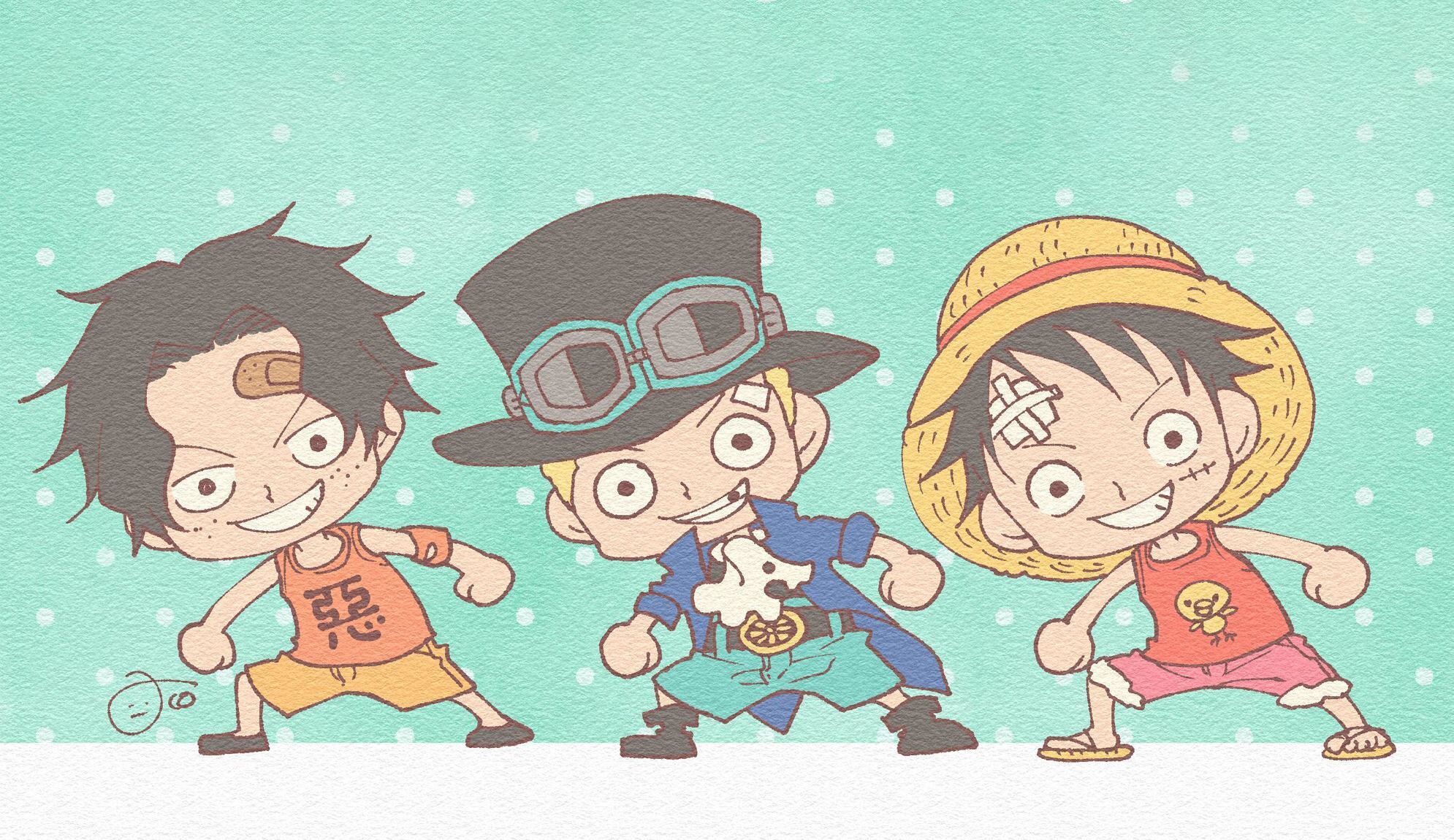 Ảnh chibi Luffy dễ thương