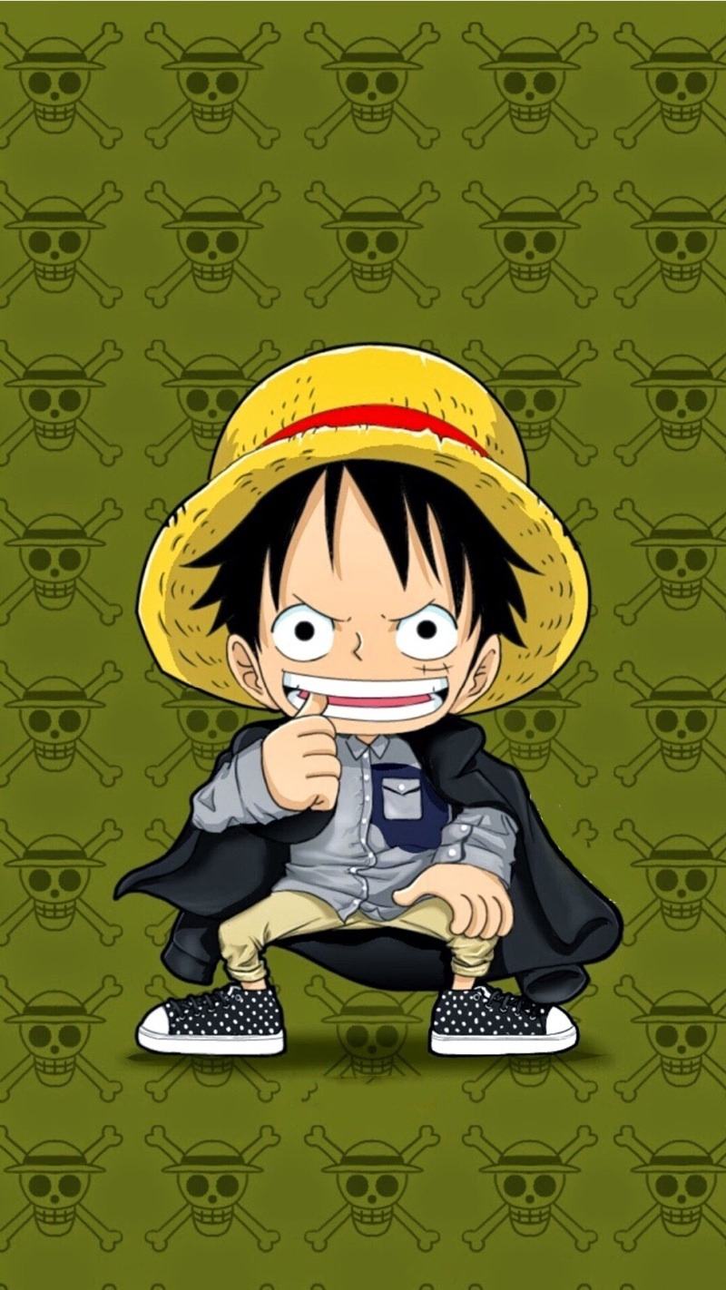 Chibi luffy ngầu quá