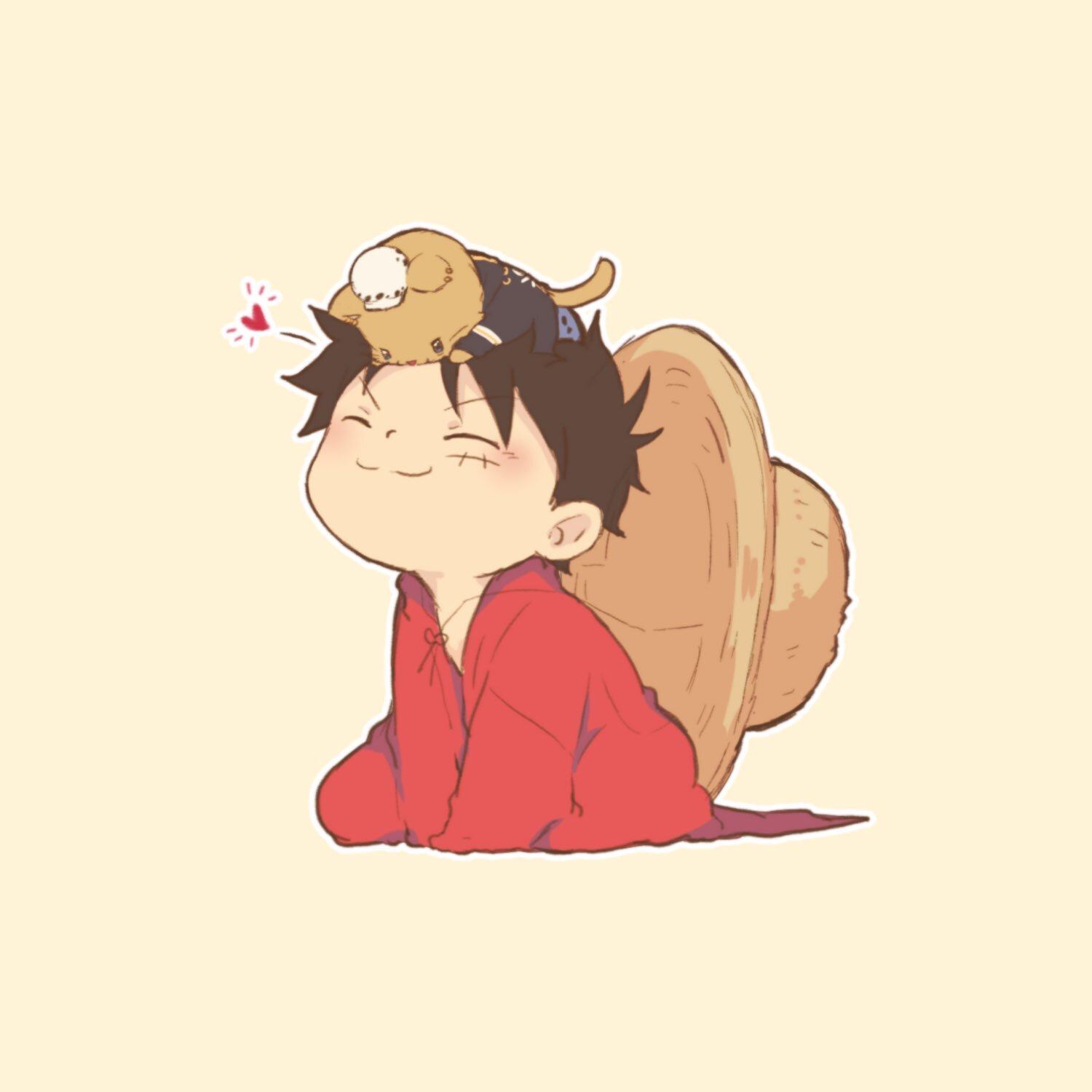 Ảnh chibi Luffy dễ thương