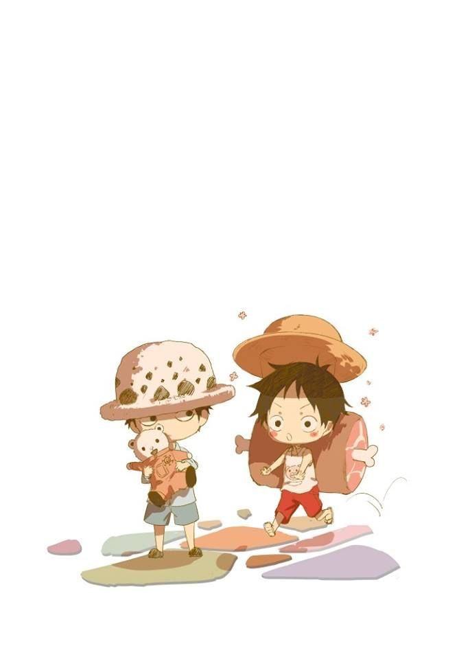 Ảnh chibi Luffy dễ thương