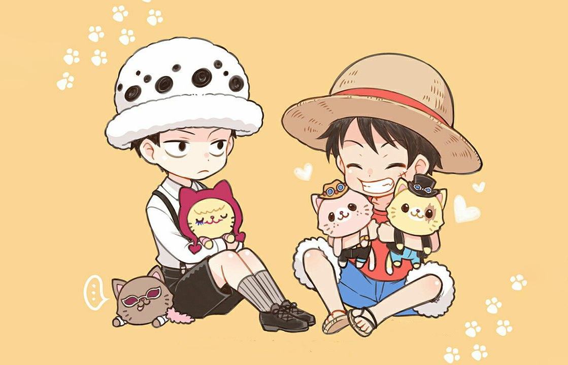 luffy chibi dễ thương