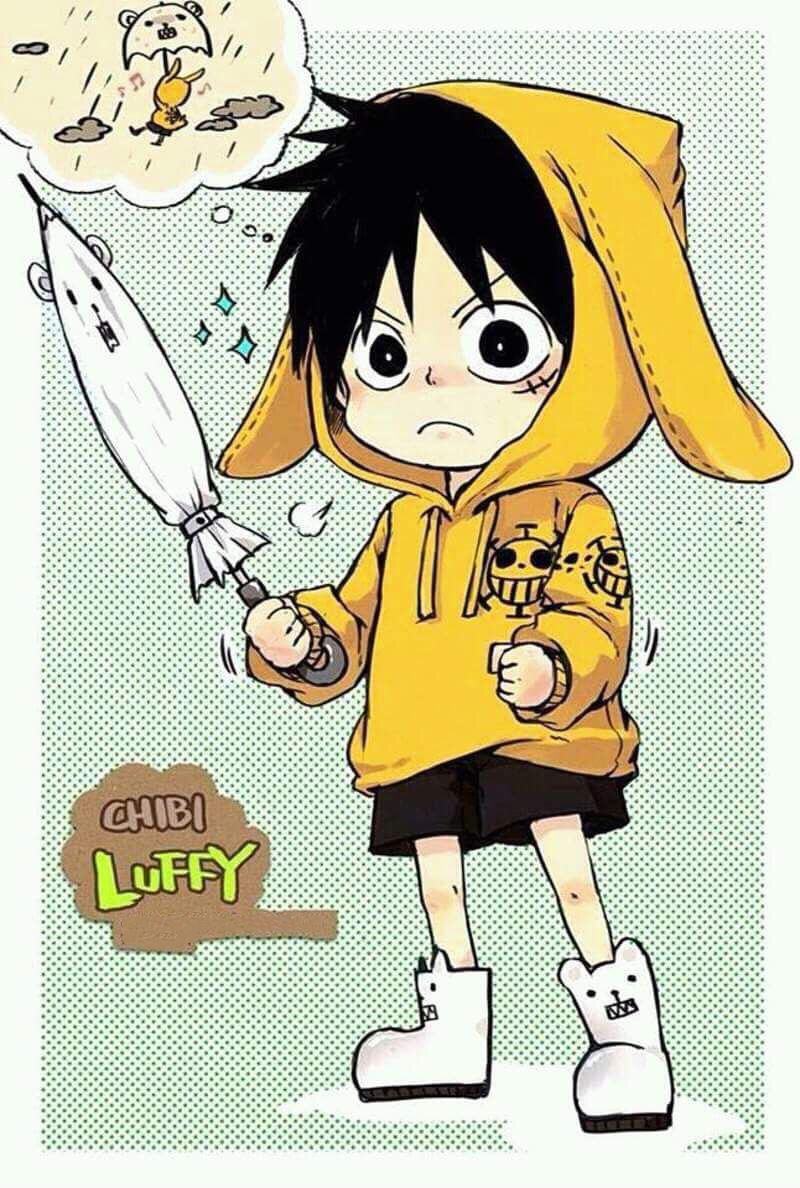 luffy chibi dễ thương