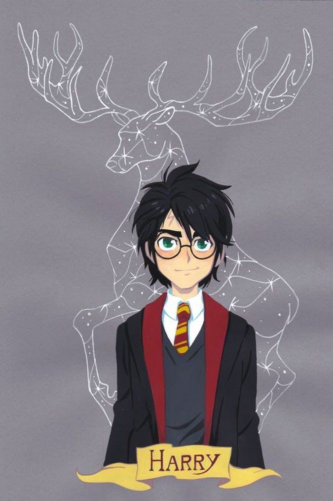 Hình Vẽ Harry Potter Đáng Yêu