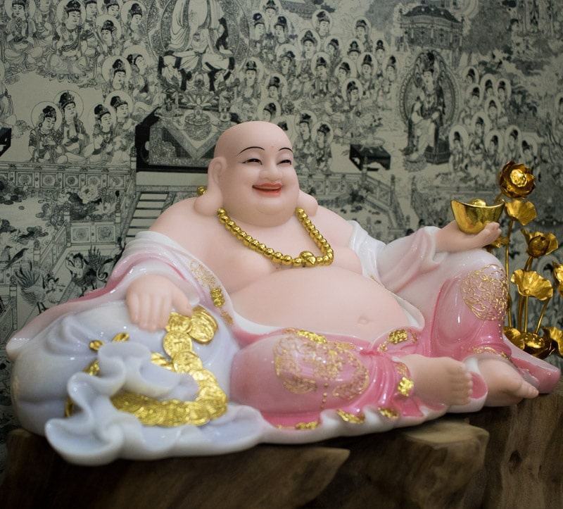 Tượng Phật Di Lặc cười