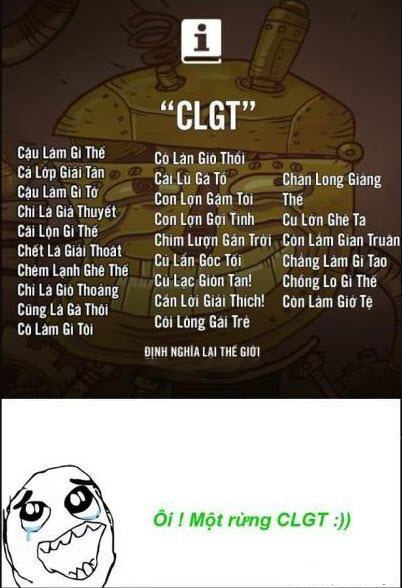 meme hài hước clgt