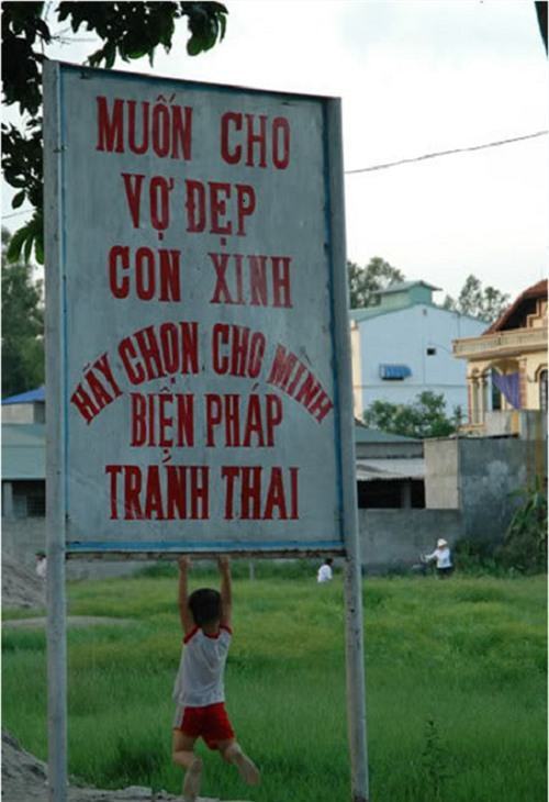 Những hình ảnh hài hước chỉ có ở Việt Nam