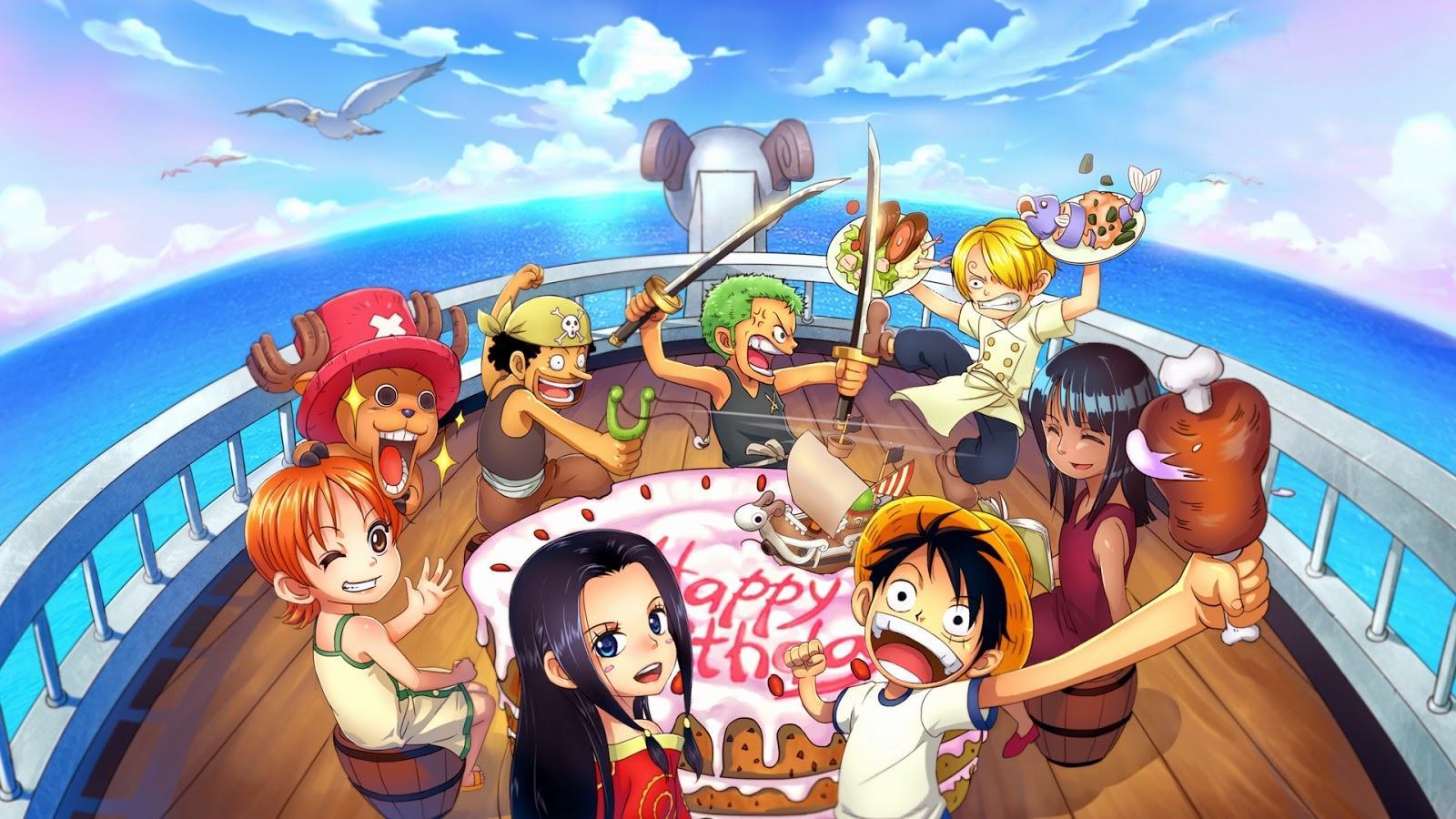 Hình ảnh anime One Piece hài hước