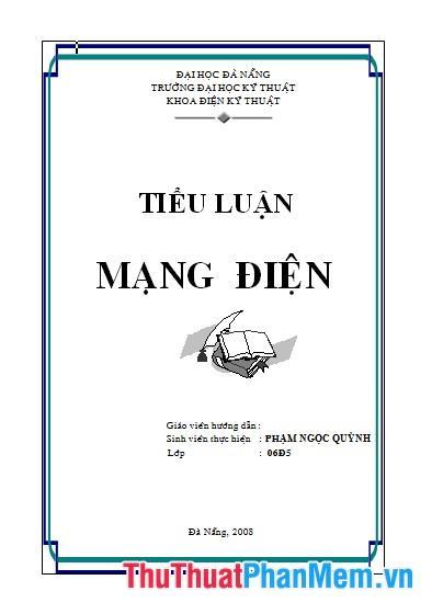 Mẫu bìa luận văn, luận án đẹp 8