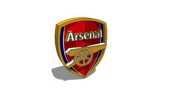 Hình ảnh logo Arsenal 3d