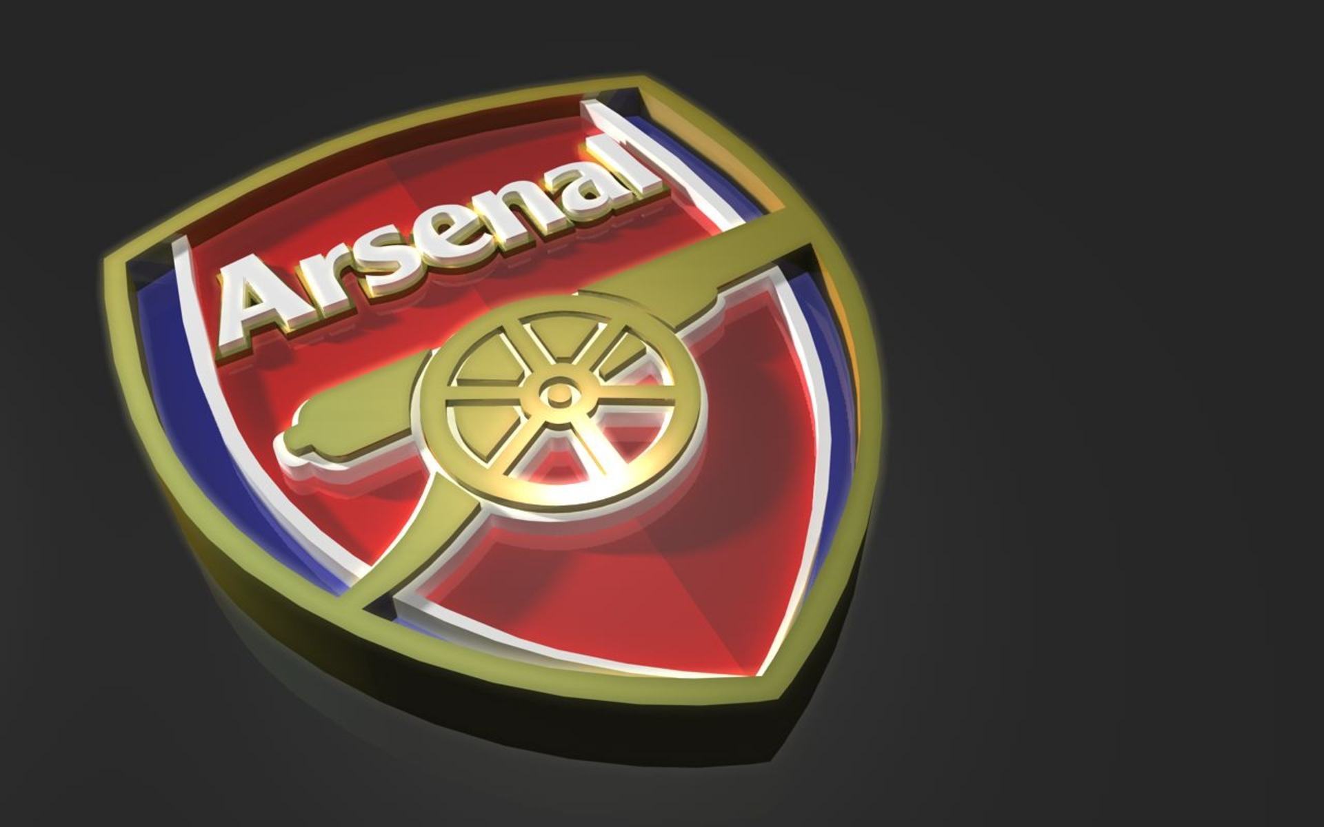 Hình nền logo Arsenal 3d