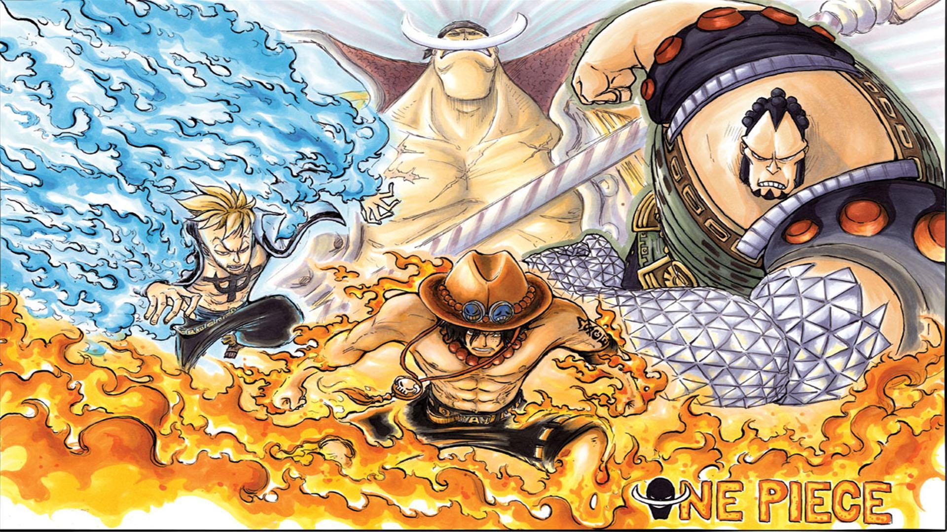 Hình nền băng hải tặc Râu trắng One Piece HD 1080p