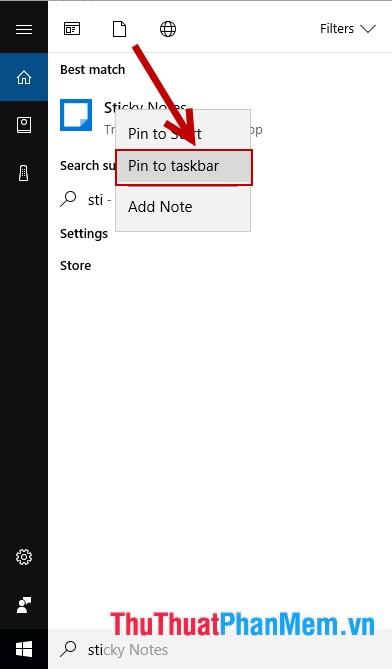 Tạo Sticky Note - Ghi Chú trên màn hình Desktop Windows 10 - Trung ...