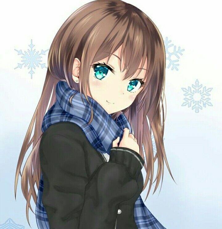 Hình ảnh anime girl với tính cách mùa đông