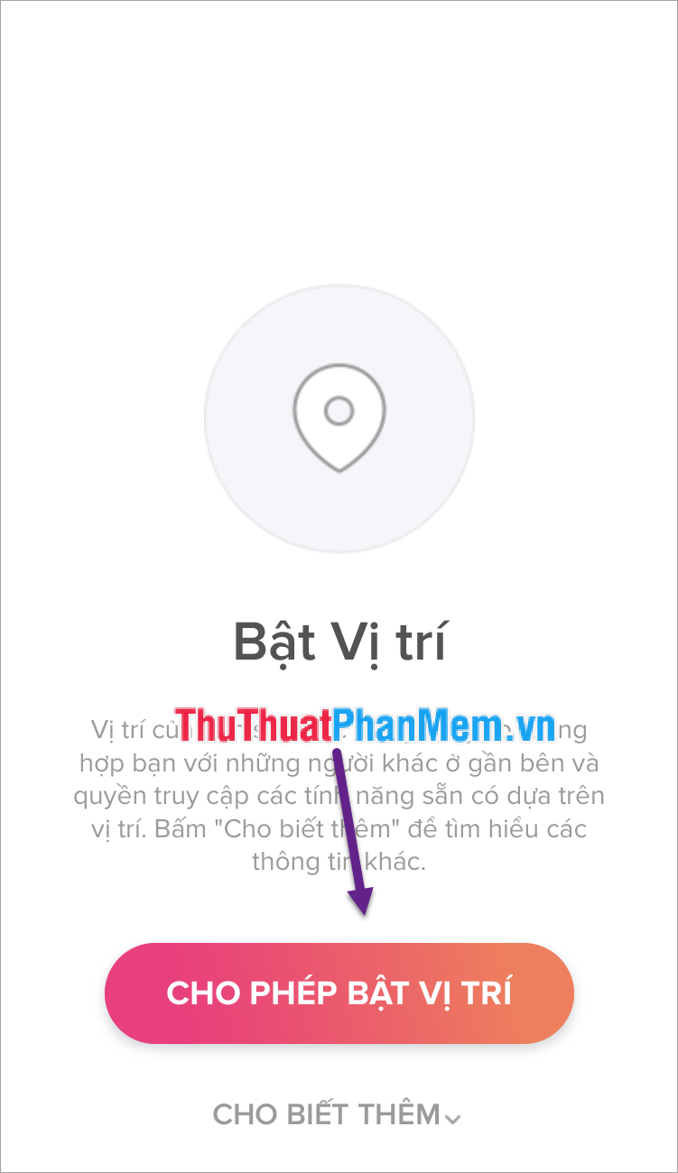 Bật vị trí đã bật