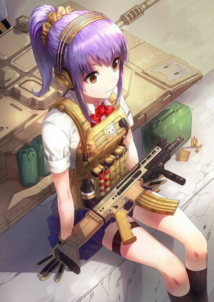 Anime nữ súng chất lượng đẹp