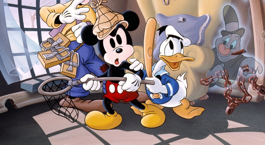 Hình ảnh Vịt Donald và Chuột Mickey