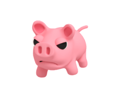biểu tượng lợn dễ thương
