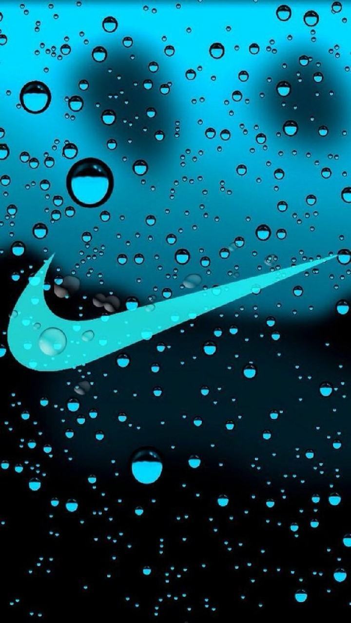 Hình nền Nike và giọt nước lấp lánh