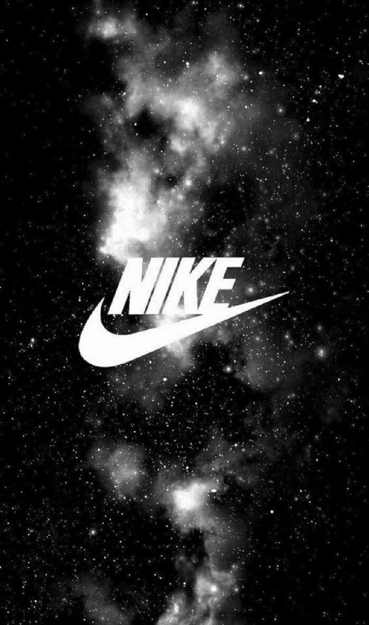 Hình nền Nike trong dải ngân hà phát sáng