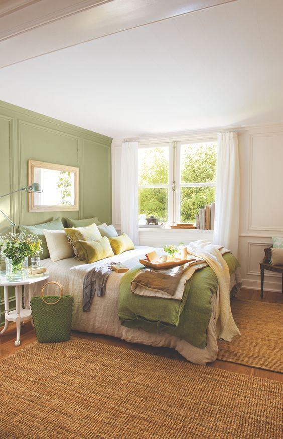 Thiết kế phòng ngủ xanh đẹp nhất