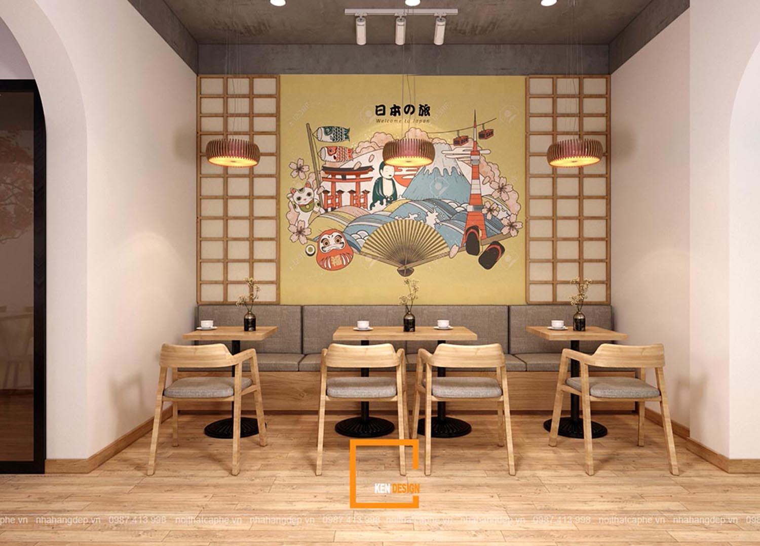 Một góc quán cafe phong cách Nhật cực xinh