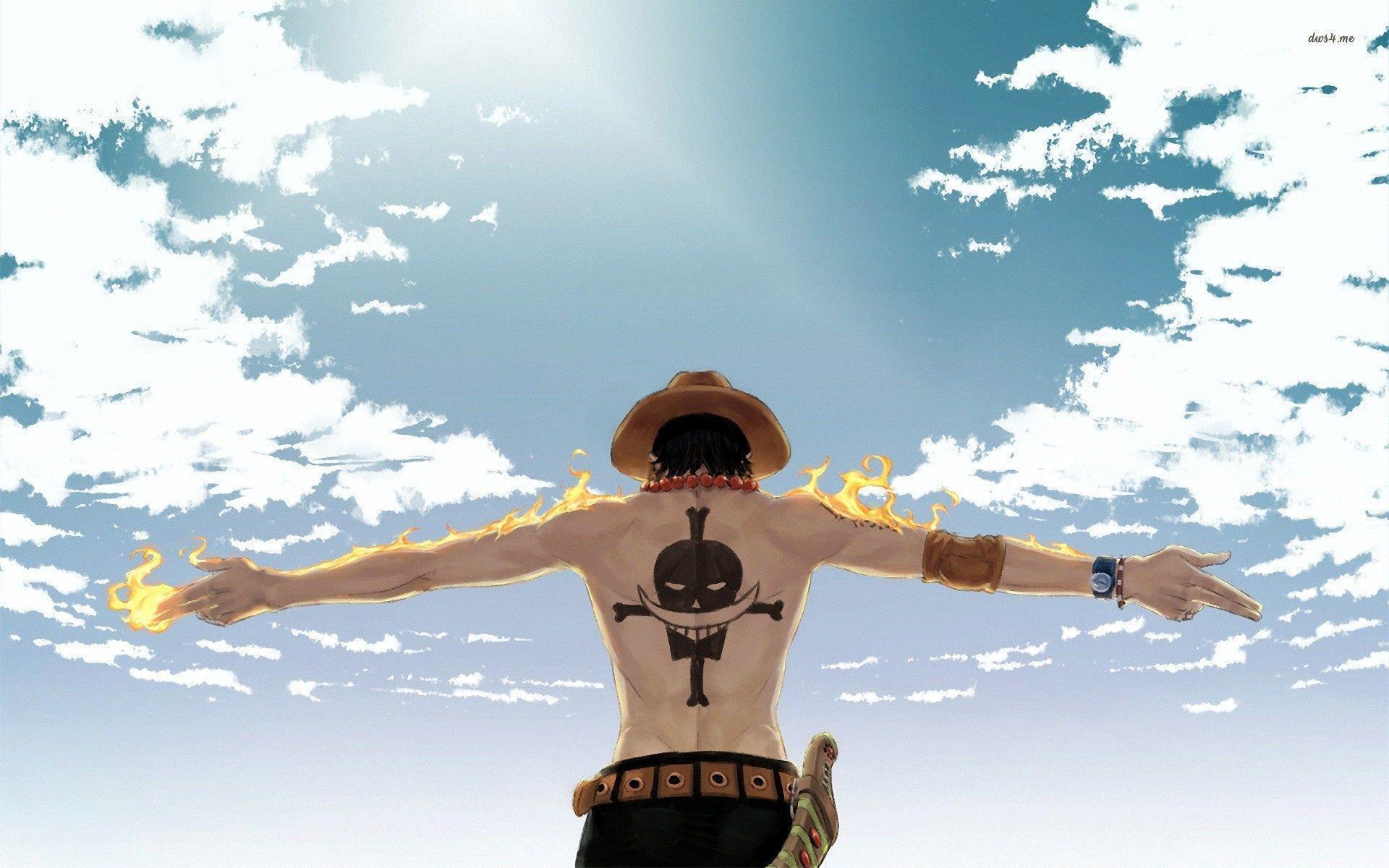 Hình nền Ace đẹp trong One Piece