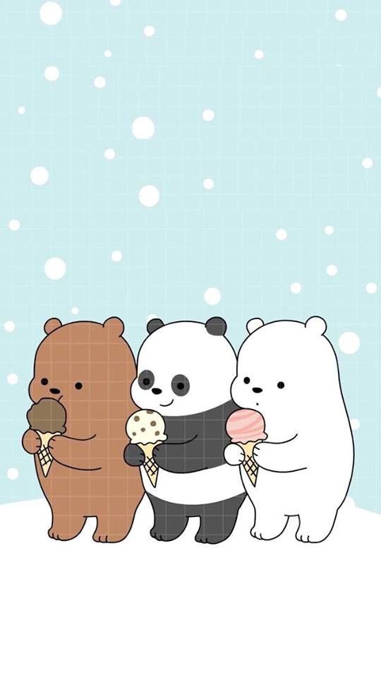 Hình ảnh bộ ba gấu dễ thương và đáng yêu