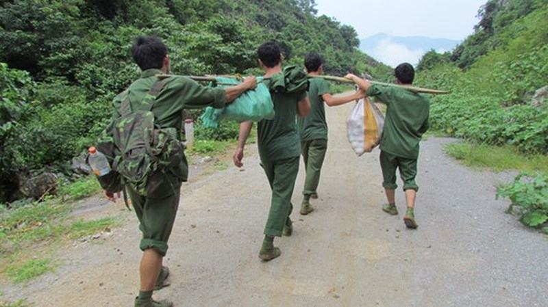 Hình ảnh hài hước về bộ đội biên phòng Việt Nam