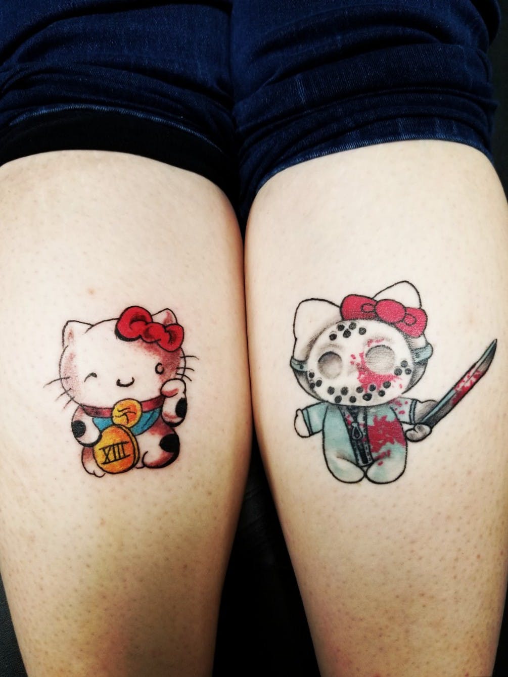 Hình xăm Hello Kitty