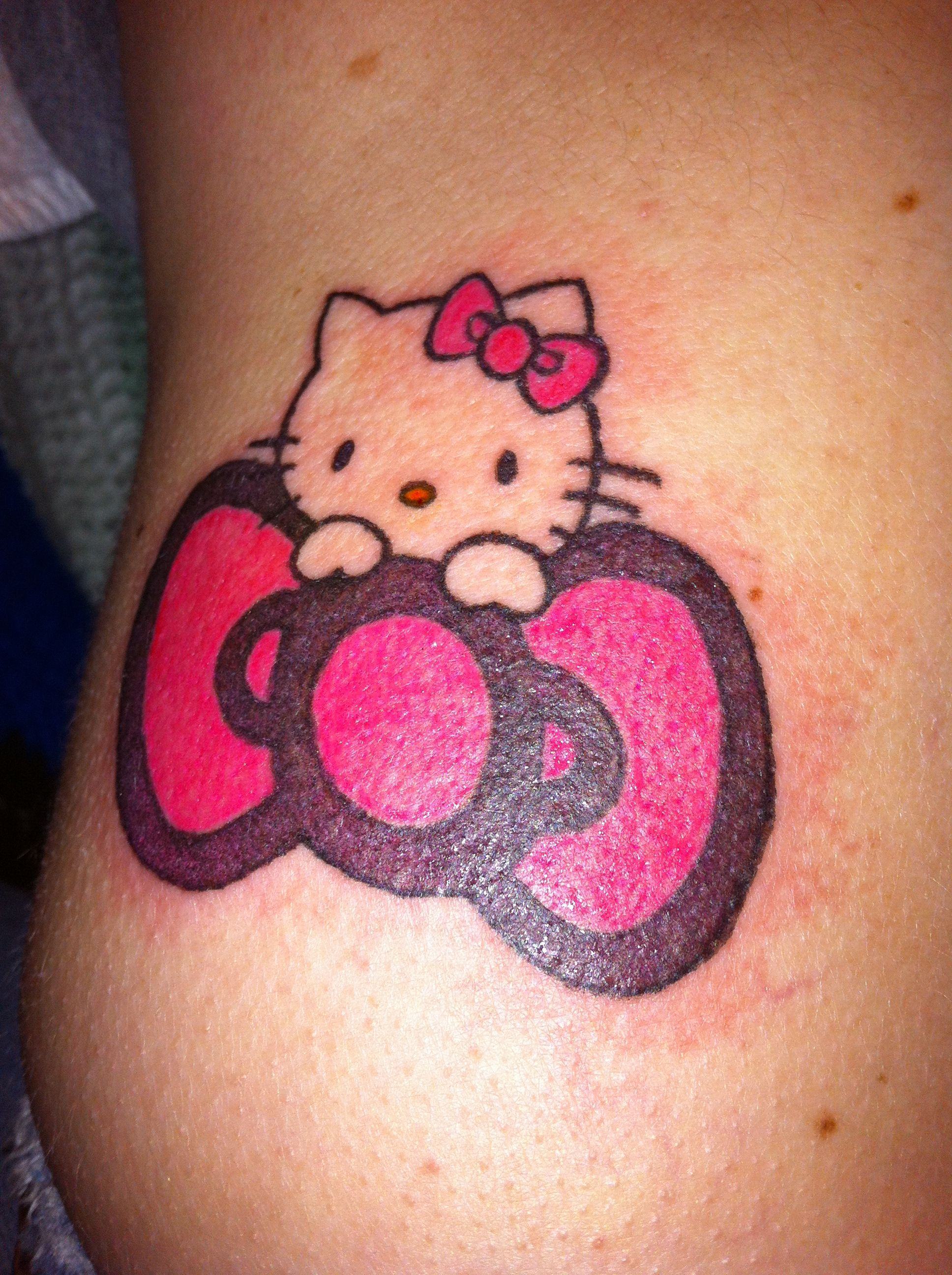 Hello Kitty Dream Catcher Tattoo  Hello kitty tattoos Tattoo designs  Dream catcher tattoo design