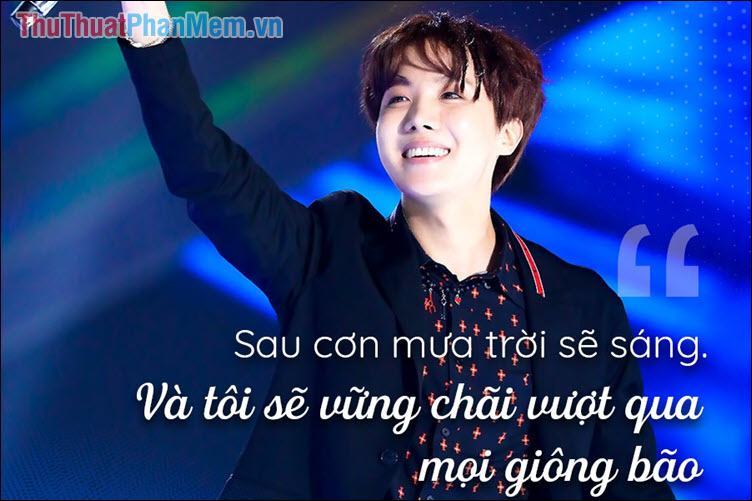 Câu nói hay, truyền cảm hứng của J - Hope