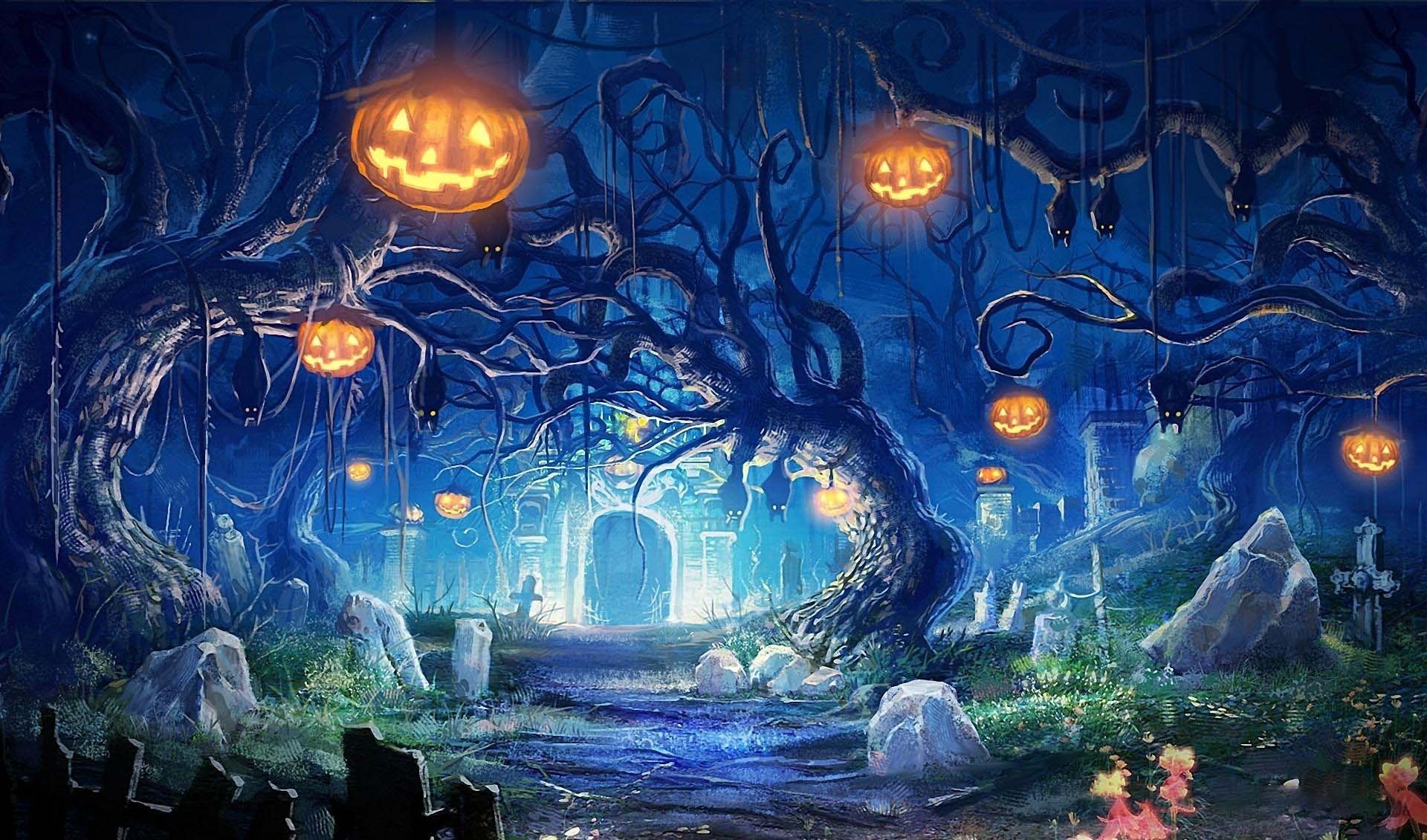 Hình ảnh Halloween đẹp cho máy tính
