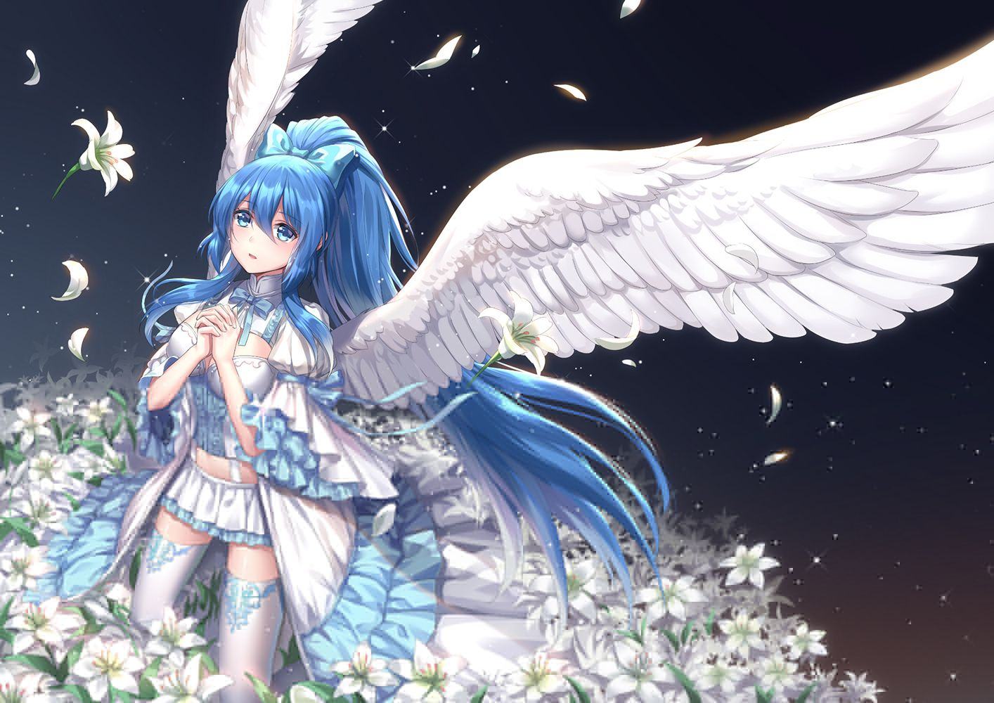 Hình ảnh anime thiên thần đẹp và đáng yêu nhất